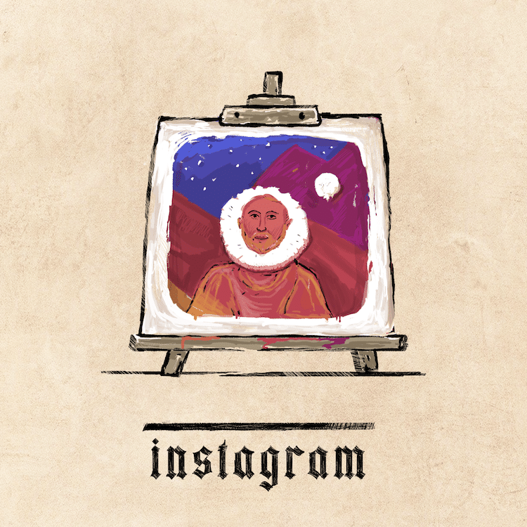 Artist Ilya Stallone Draws Modern Logos in Medieval Style