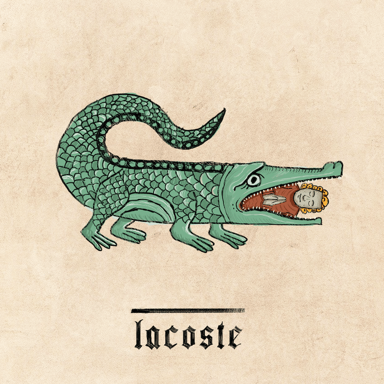 Artist Ilya Stallone Draws Modern Logos in Medieval Style