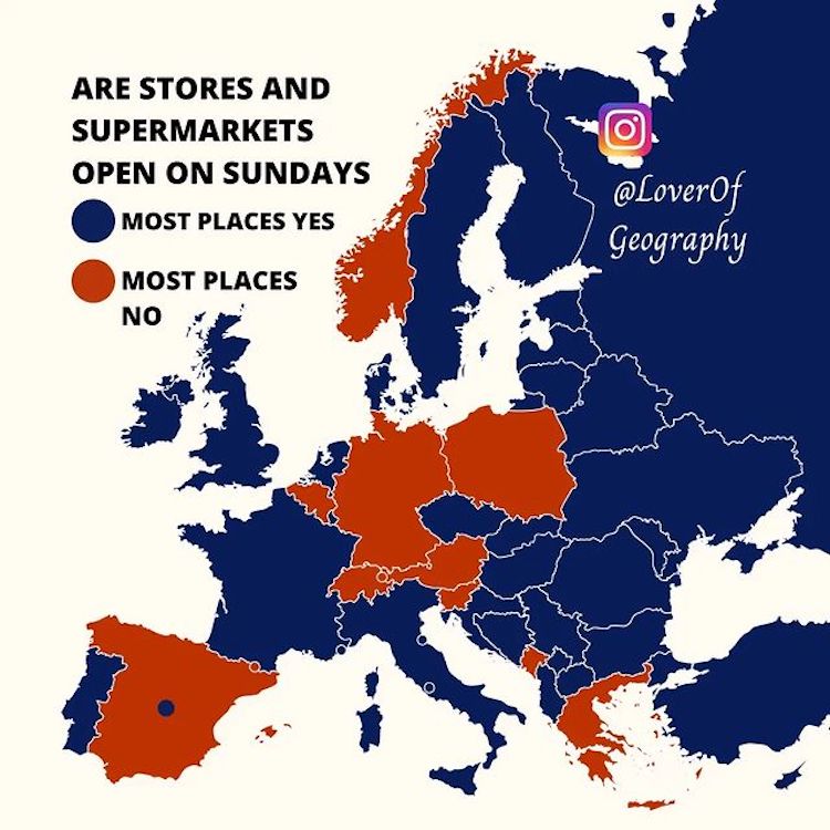 Are Supermarkets Open on Sunday Infographic