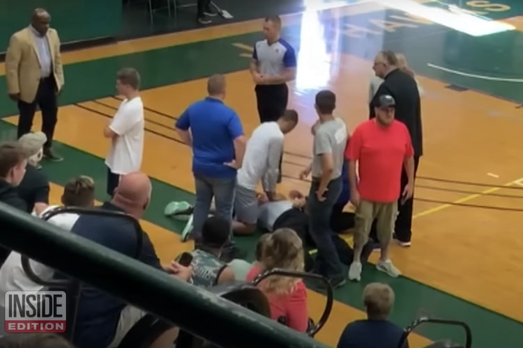 Basketball Player Hero Saves Referee From Heart Attack During Game