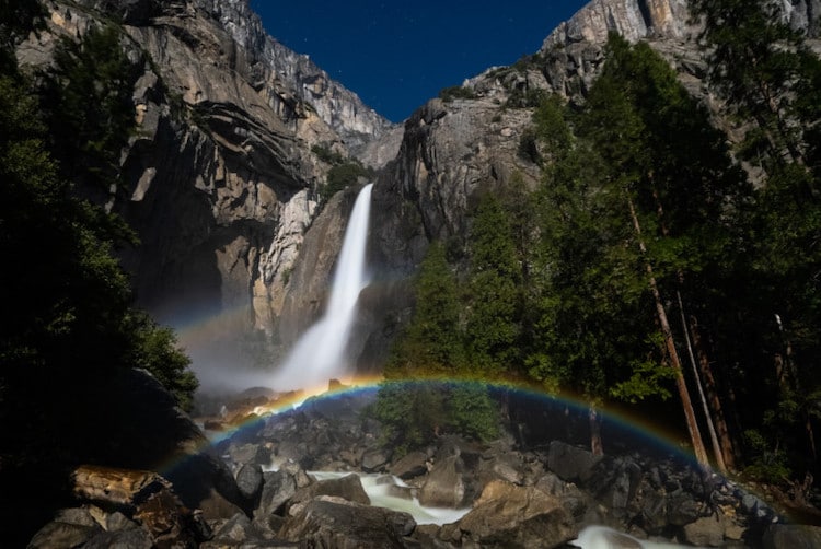 Yosemite Moonbow by Brian Hawkins