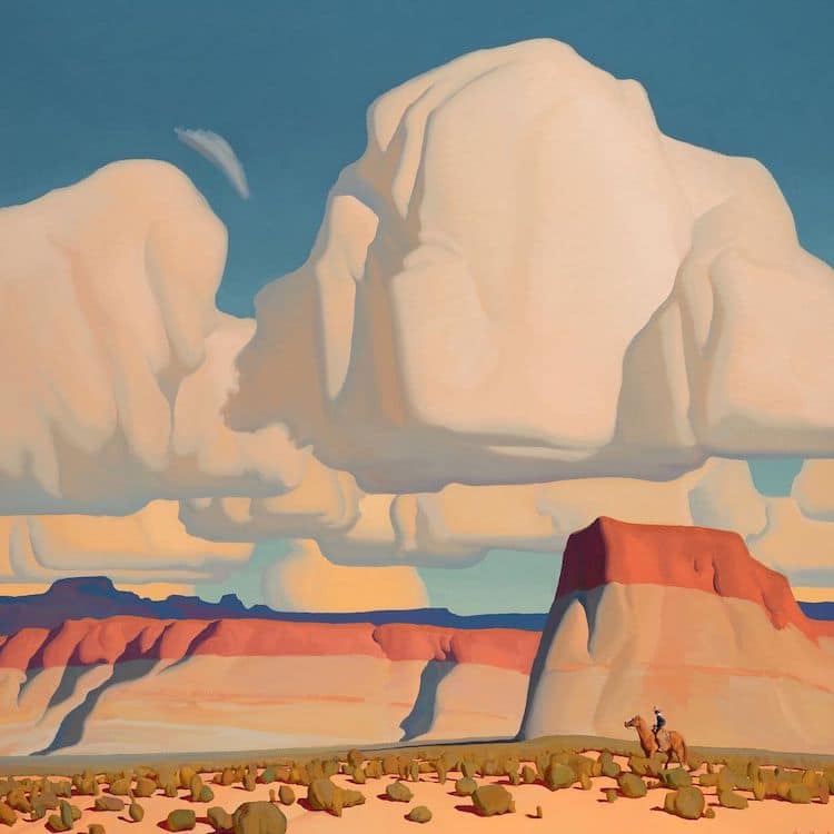 Desert Landscape Paintings by Brett Allen Johnson