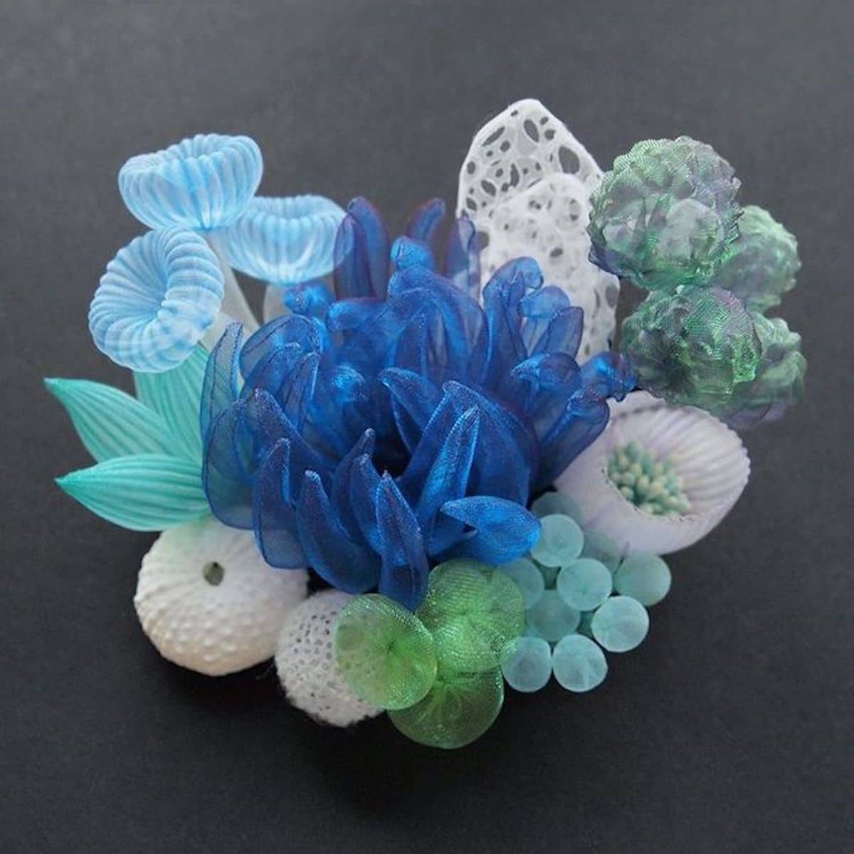 Fabric Sculptures by Mariko Kusumoto