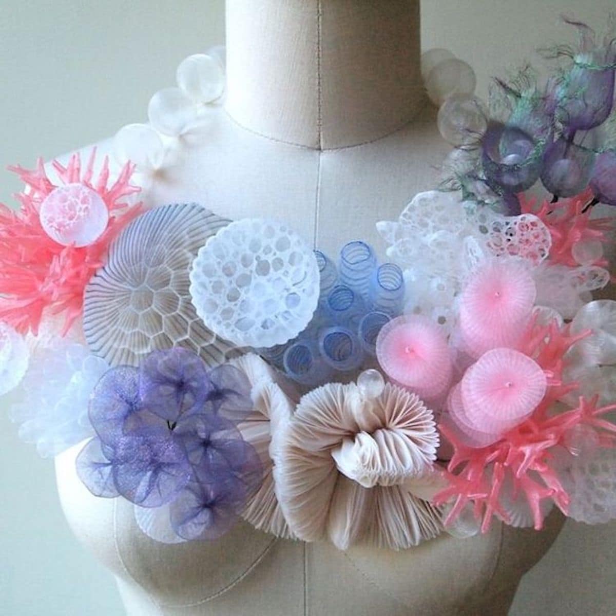 Fabric Sculptures by Mariko Kusumoto
