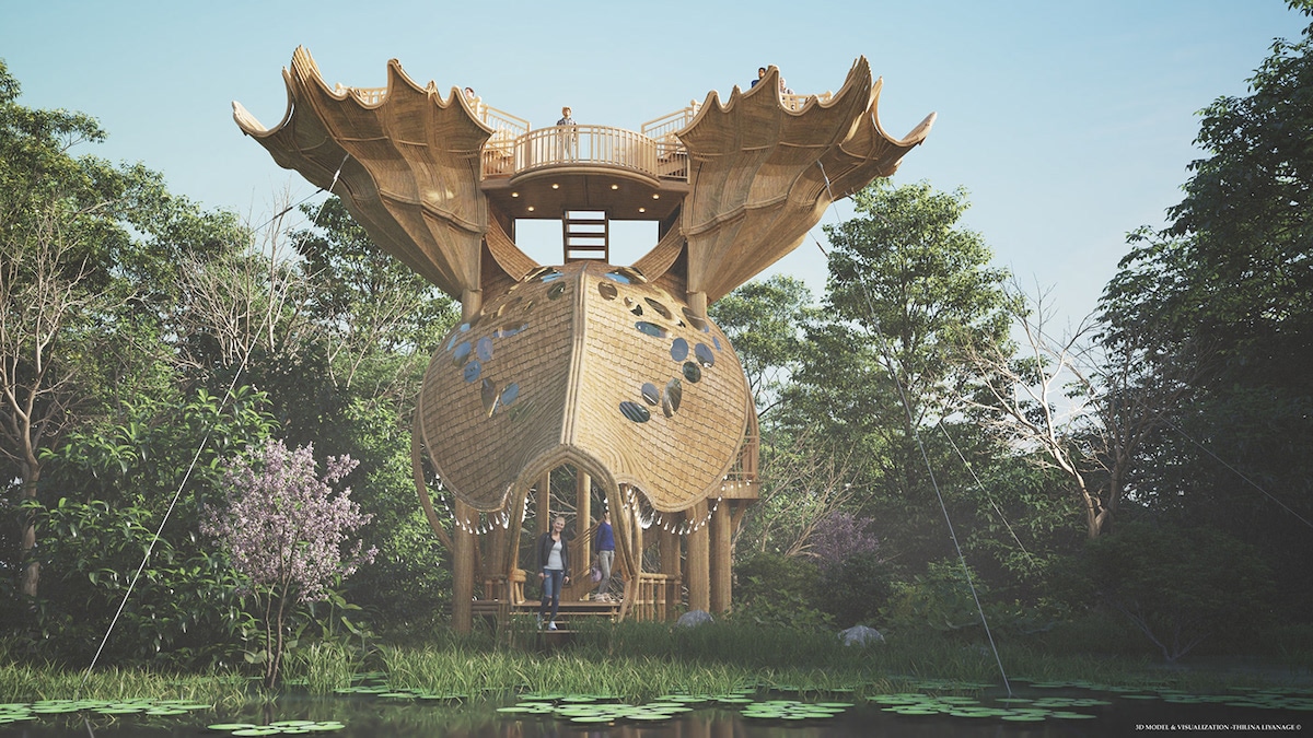 Alaska Moose Observation Deck Concept by Thilina Liyanage