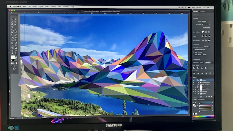 Creating a Polygon Landscape Painting