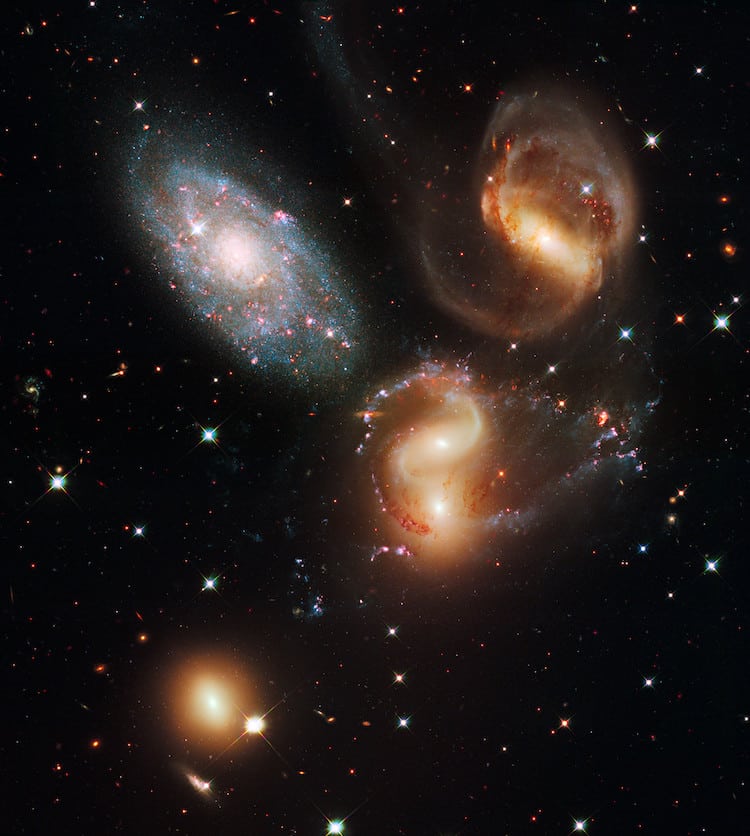 Hubble Image of Stephan's Quintet