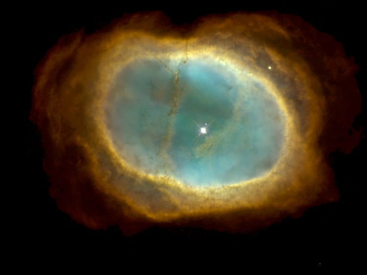 Southern Ring Nebula imaged in 1998 by the Hubble Space Telescope