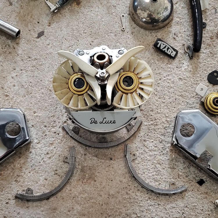 Owl Sculpture in Progress by Jeremy Mayer