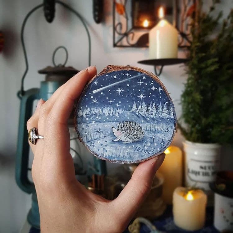 Paintings on Wood by Anna Kucharska