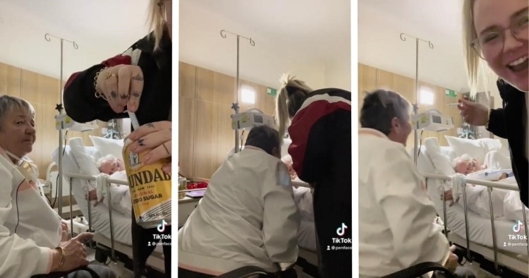 Daughter Gives Father His Favorite Rum and Cola as His Final Drink