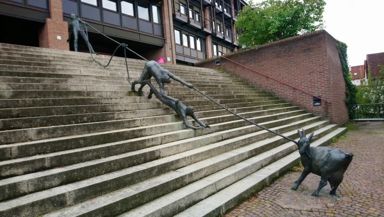 Handrail Sculpture by Karl-Henning Seemann