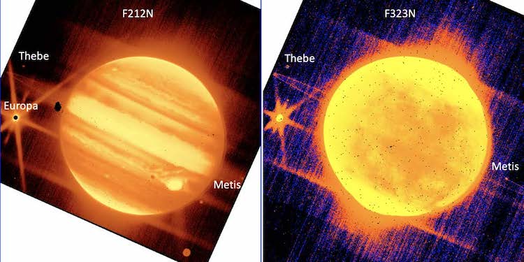 Jupiter Photographed by James Webb Space Telescope NIRCam
