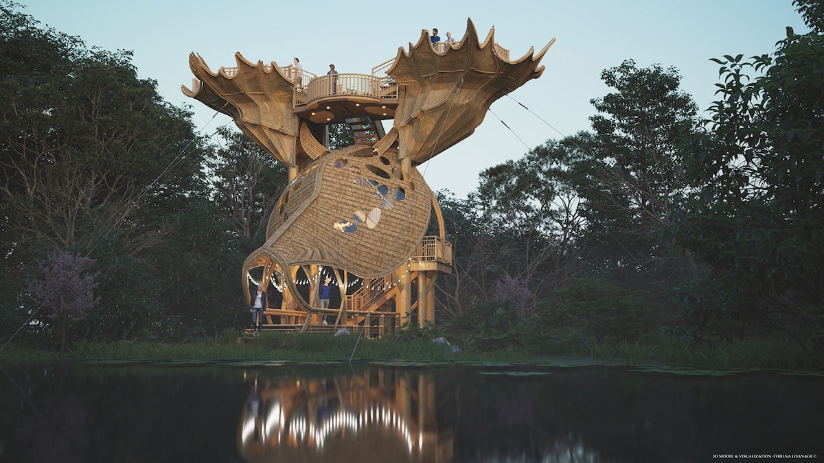 Alaska Moose Observation Deck Concept by Thilina Liyanage