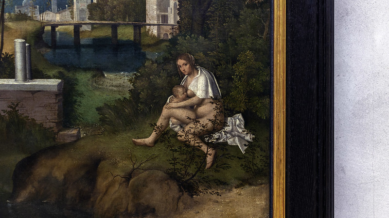 Giorgione, The Tempest (detail)