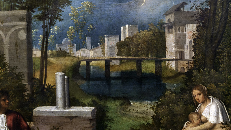 Giorgione, The Tempest (detail)