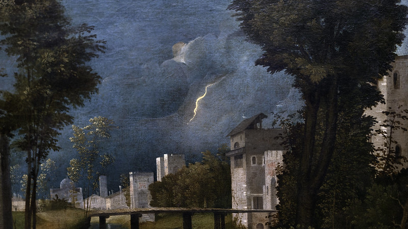 Giorgione, The Tempest (detail)