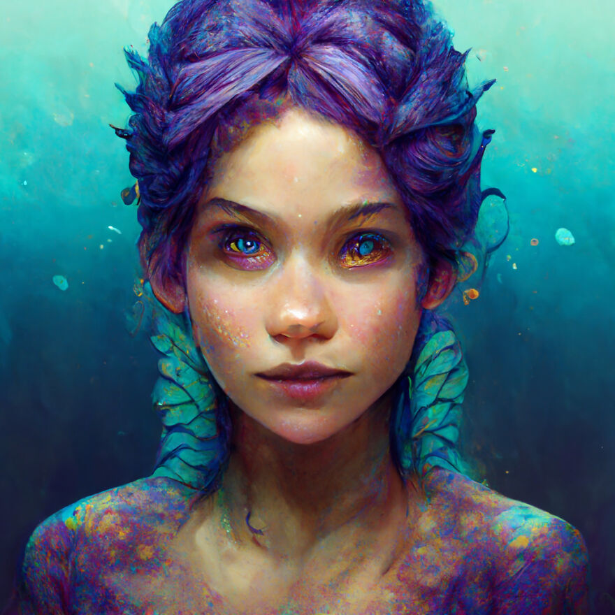 SoaringSpirit_a_bluish_skinned_Merfolk_purple_eyes_colourful_ha_6c391ce3-0a81-43c5-921e-9aa0d83fc91f-63010ce27ab0f-png__880