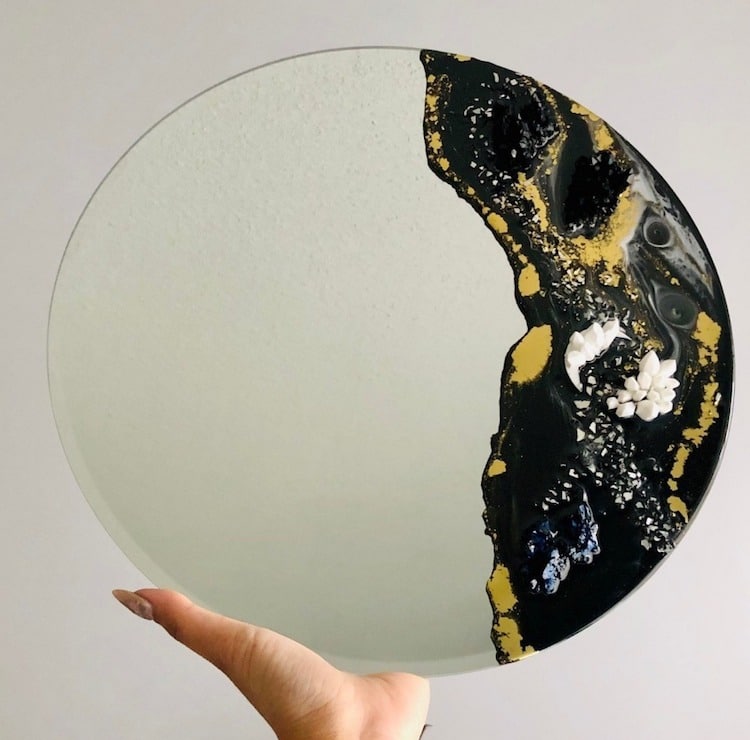 Resin Mirror by Sharlene Robertson