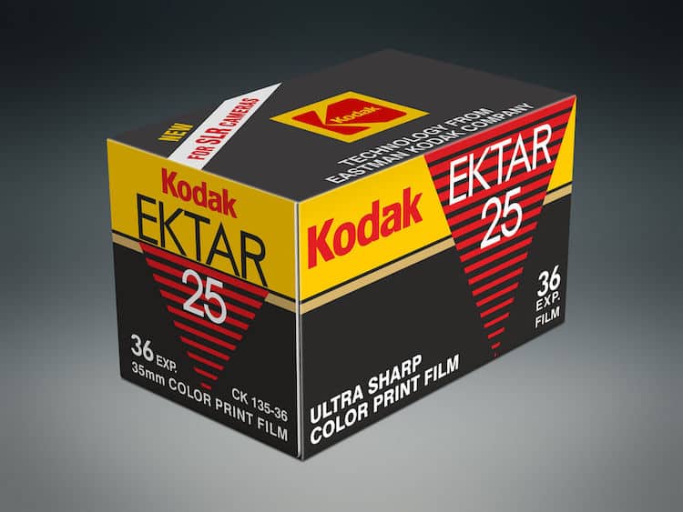 Kodak Ektar Film Box Illustration by Akil Alparslan