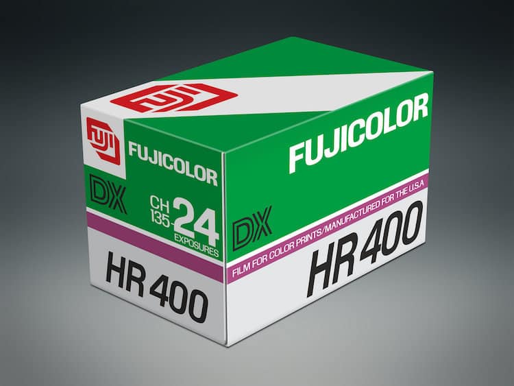 Fujicolor HR400 Film Box Illustration by Akil Alparslan