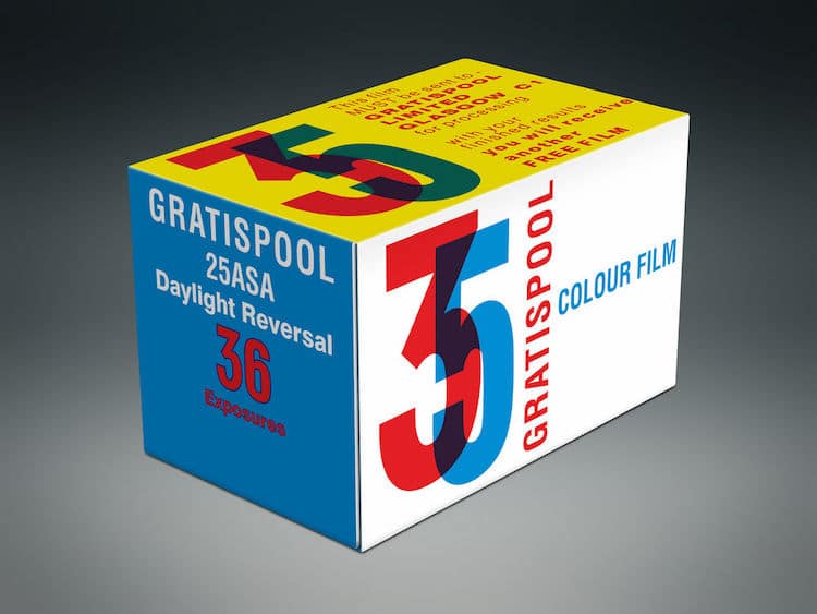 Gratispool Color 35 Film Box Illustration by Akil Alparslan