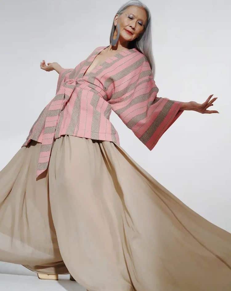 Rosa Saito, a 71-Year-Old Model