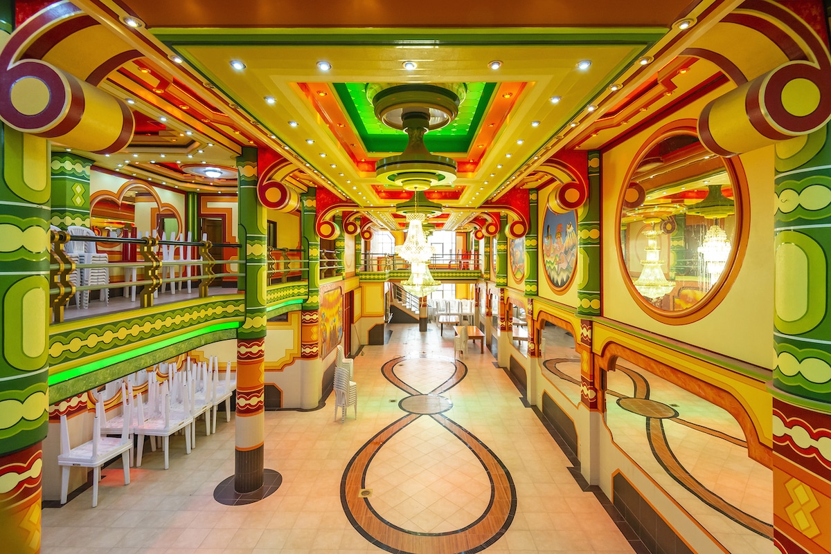 Interior of Dancehall in El Alto, Bolivia