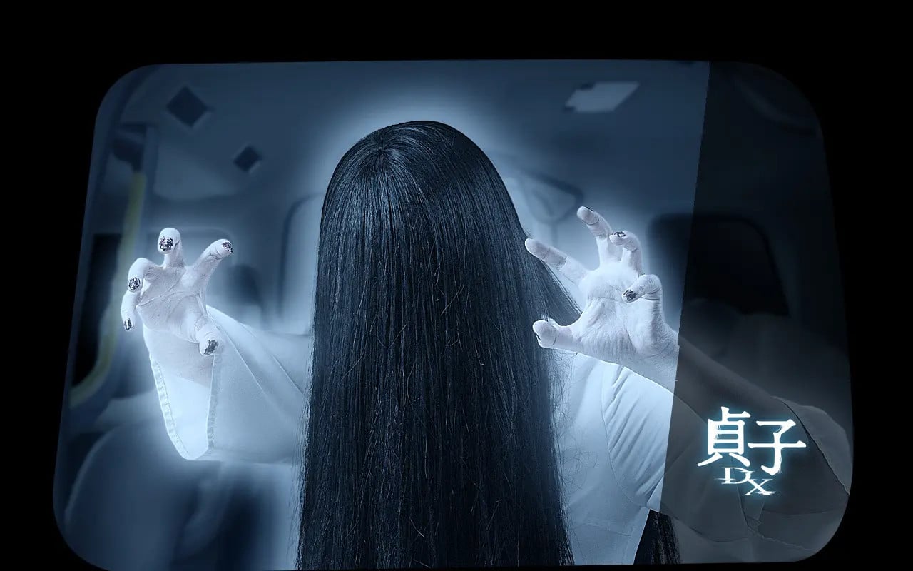 Sadako Taxis in Tokyo to Celebrate Halloween