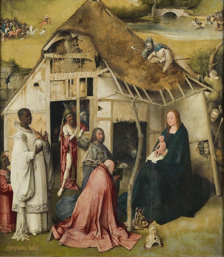 Central Panel of Bosch's Adoration of the Magi