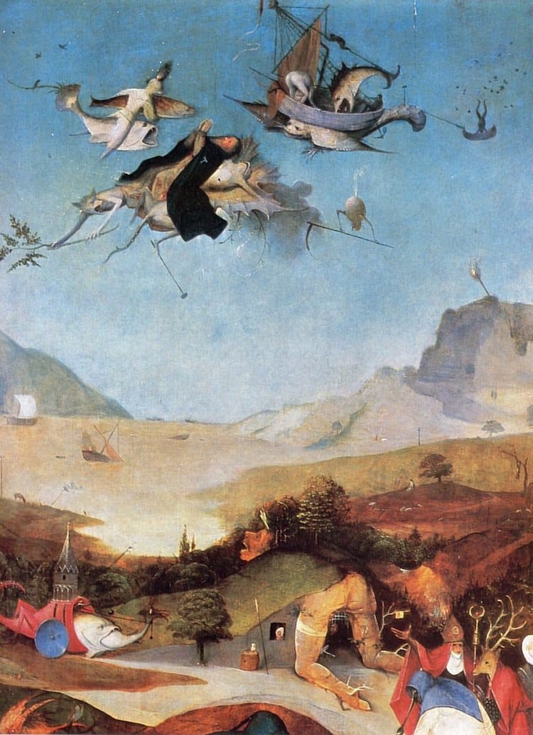 Detail The Temptation of St. Anthony by Bosch