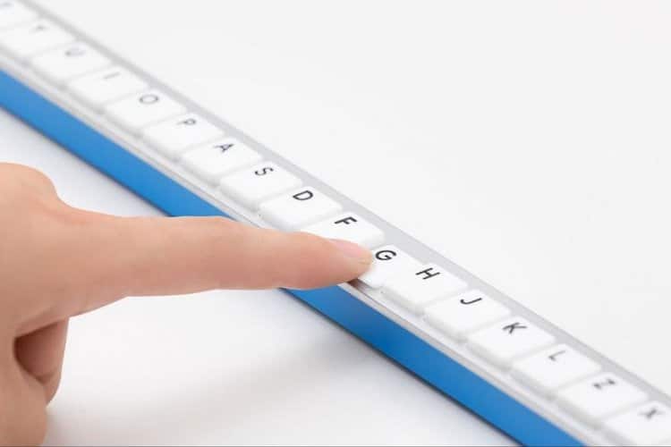 Google Japan Created a Single Row Keyboard Called the GBoard