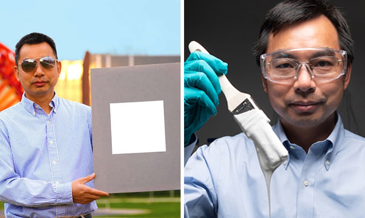 Xiulin Ruan, a Purdue University professor of mechanical engineering with the world's whitest paint