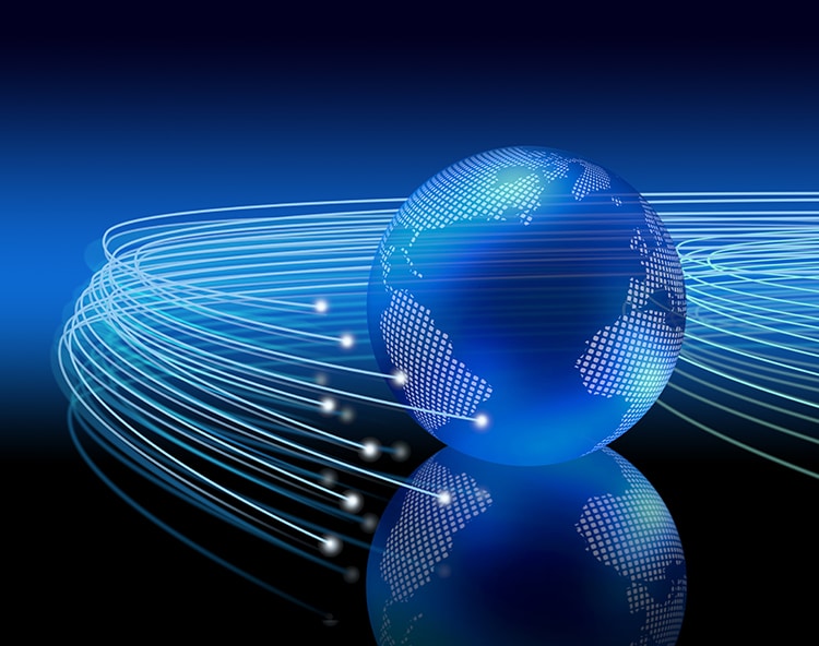 Optical fibres and Internet Speed