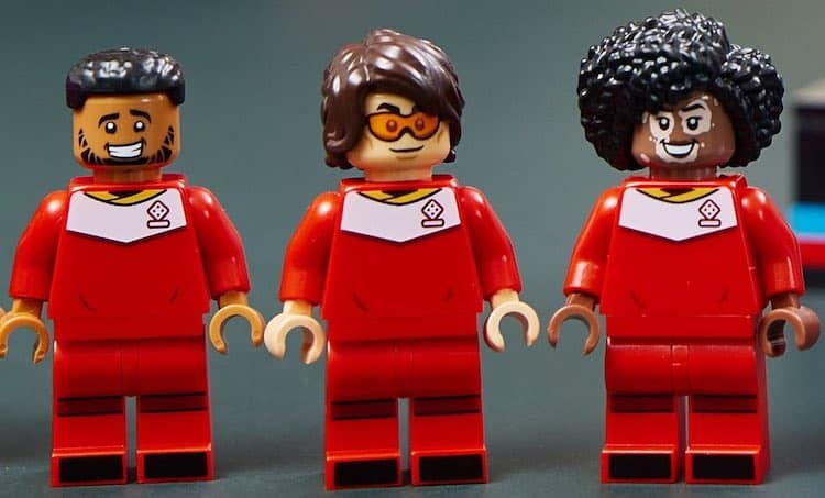 LEGO Minifigures With Diverse Skin Tones, One With Vitiligo