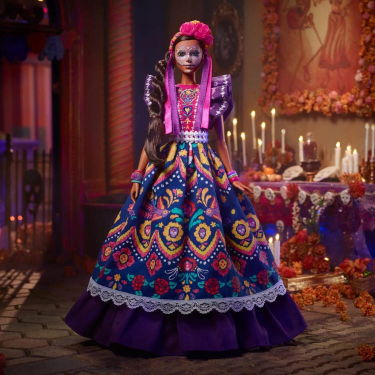 Barbie Celebrates Día de Muertos 2022 With Three Colorful Day of the Dead Dolls