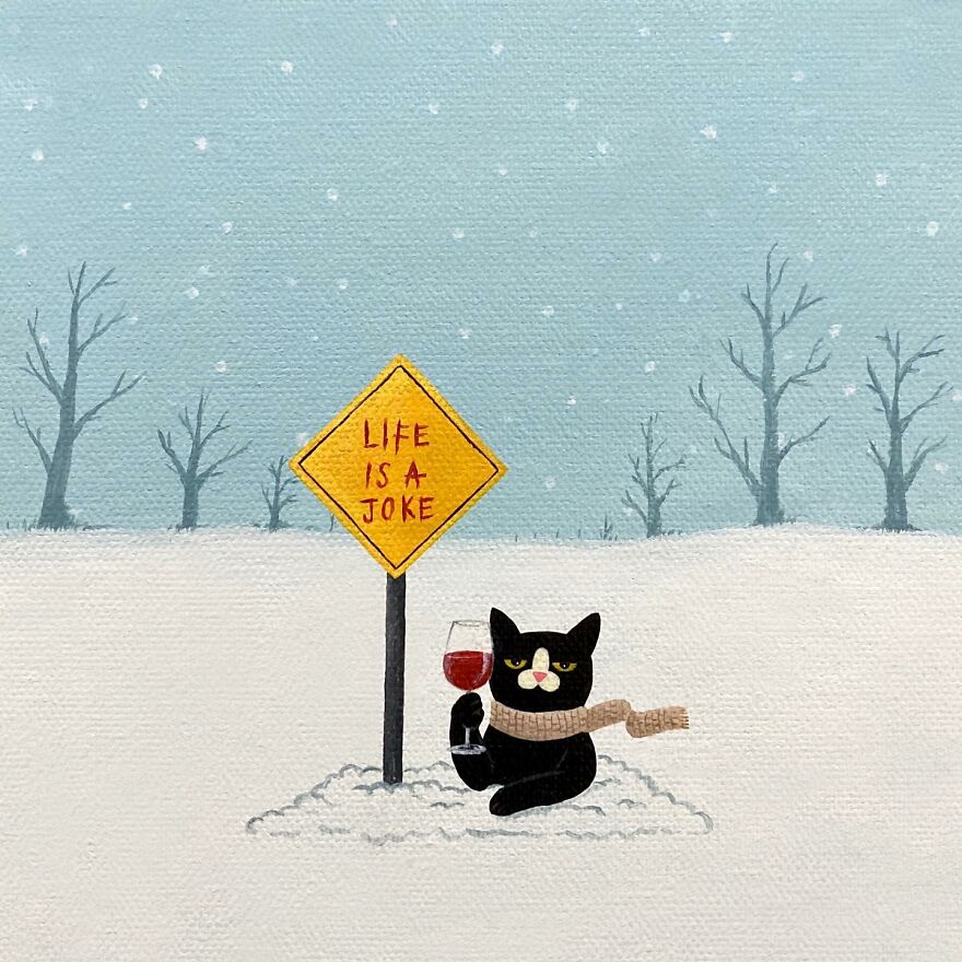 This-Artist-creates-illustrations-of-a-sassy-black-cat-with-a-cattitude-63c657e2b1192__880