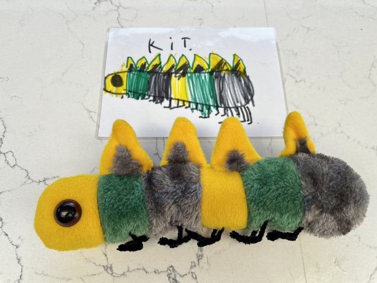 Devoted Teacher Makes Plush Toys Based on Her Students’ Drawings