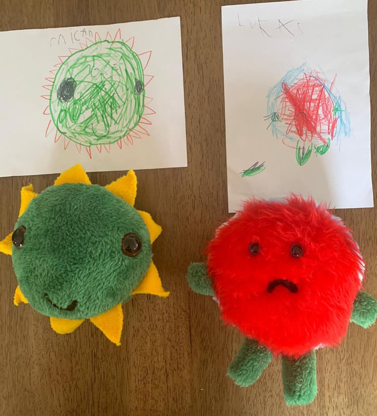 Devoted Teacher Makes Plush Toys Based on Her Students’ Drawings