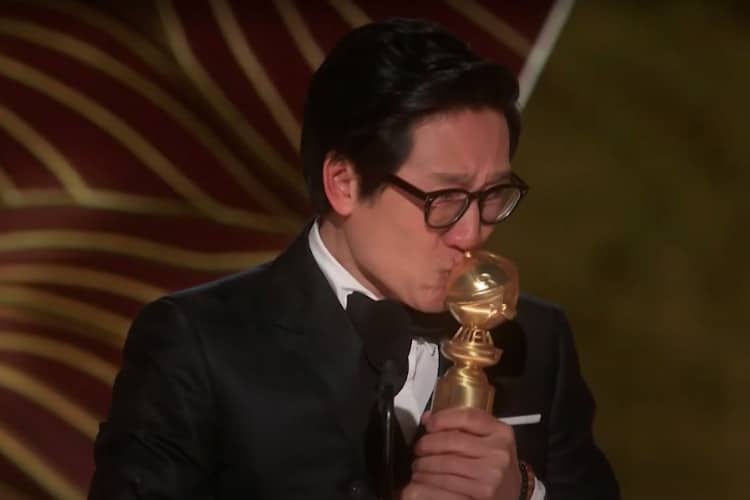 Ke Huy Quan Delievers an Emotional Speech After Golden Globes Win