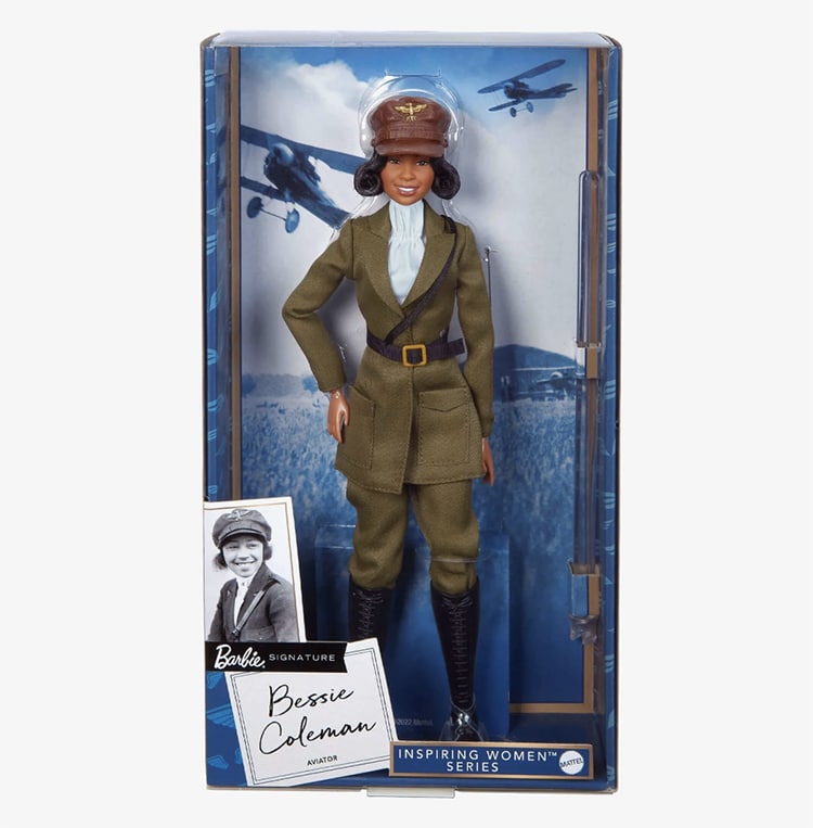 Aviator Bessie Coleman Doll Joins Barbie’s Inspiring Women Line