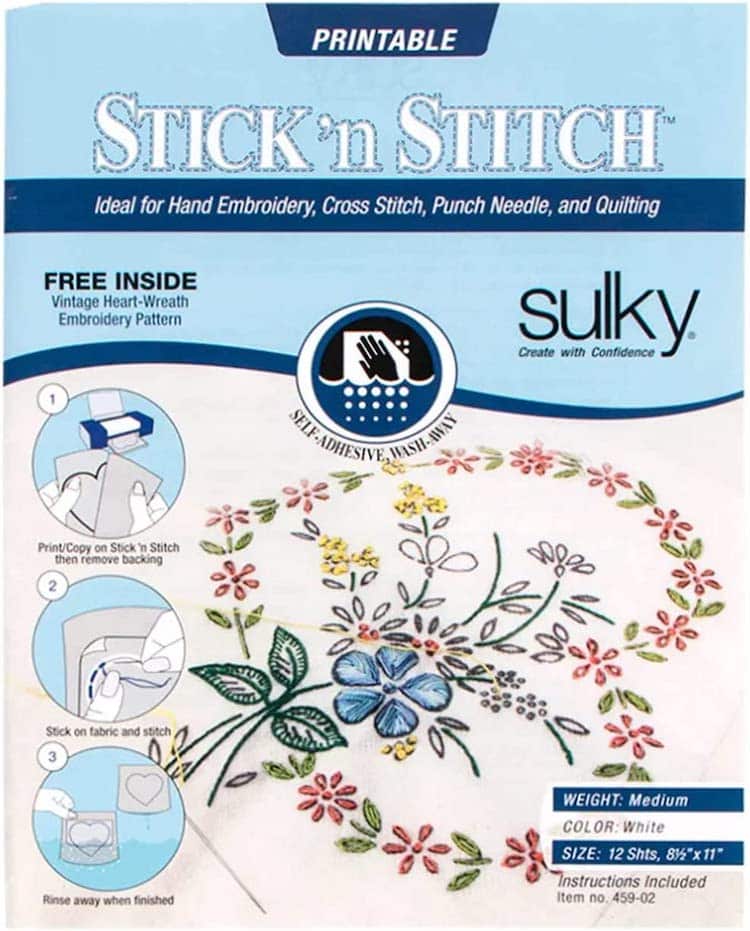 Stick and Stitch Stabilizer
