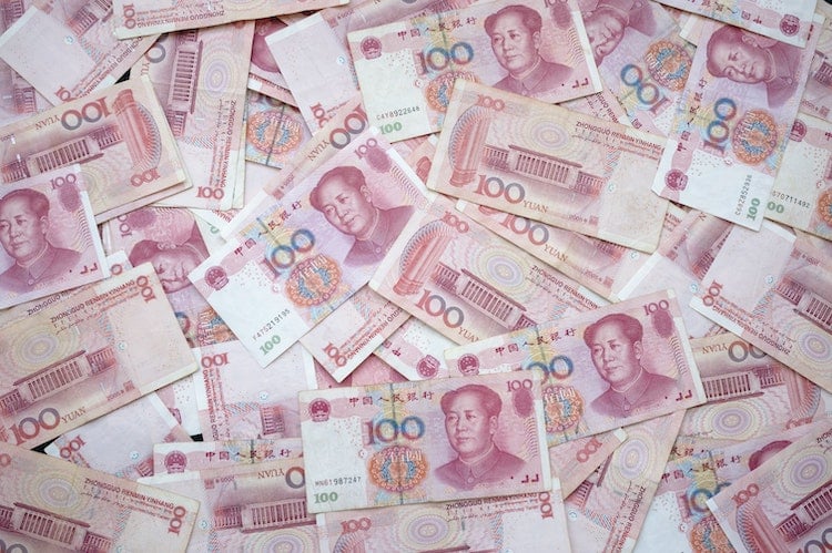 Yuan on table