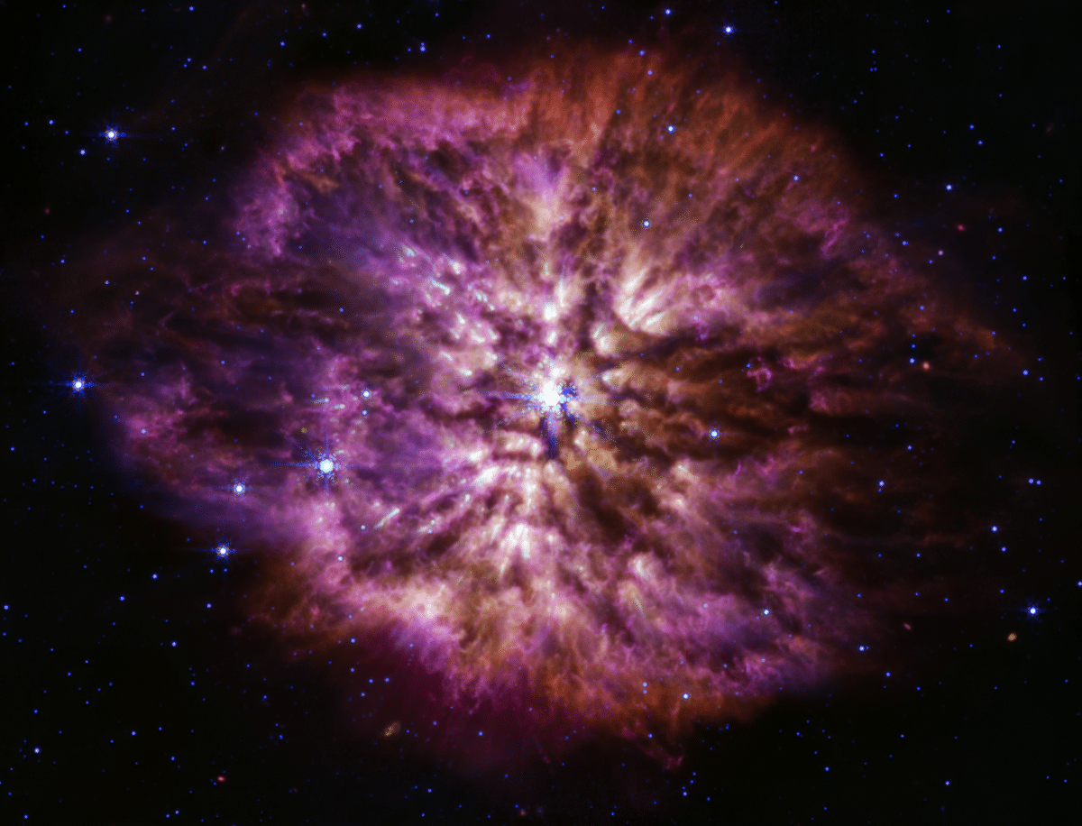 James Webb Space Telescope Wolf-Rayet 124 (WR 124) Star