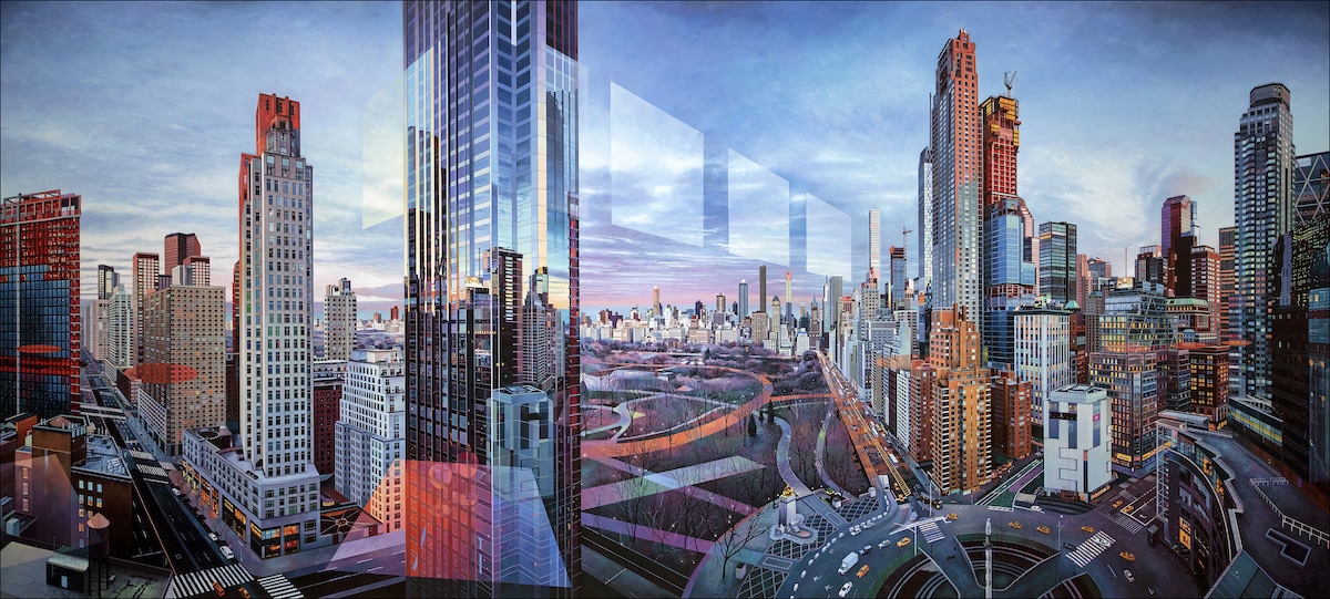 Hyperrealistic Cityscape Paintings by Nathan Walsh