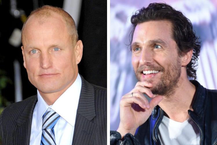 Actors Woody Harrelson and Matthew McConaughey