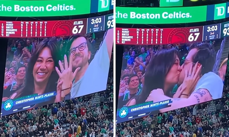 McLovin Actor Shows Off Engagement at Basketball Game