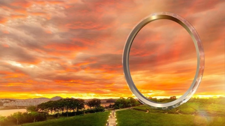 Rendering of Hubless Ferris Wheel in Seoul
