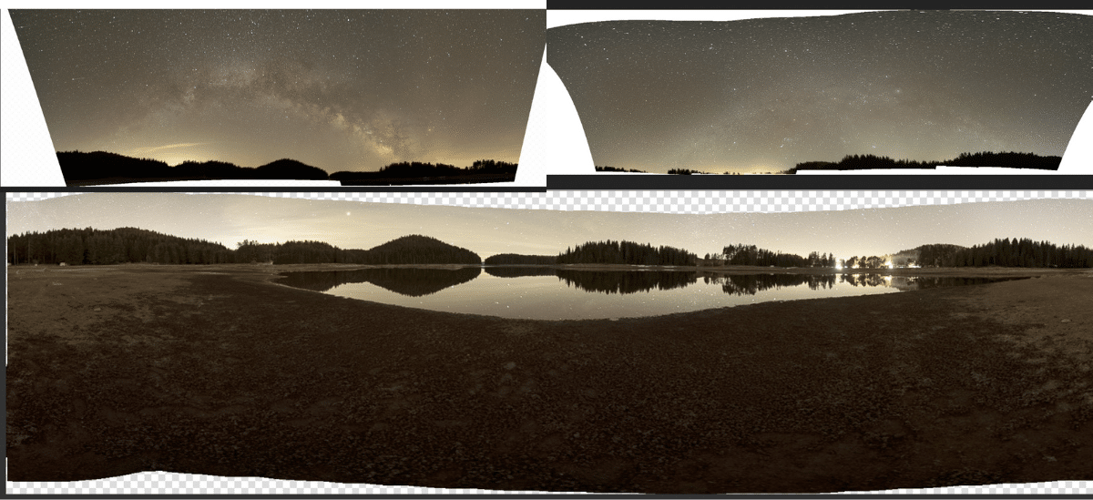 Post Production on Milky Way Panorama