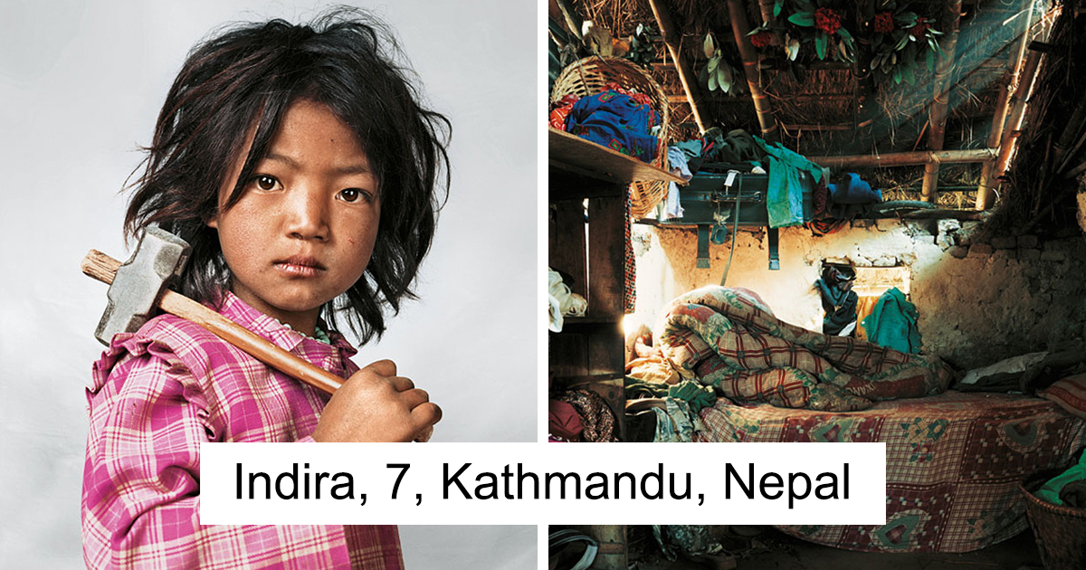 12 Captivating Pics From The Global Photo Series Showing “Where Children Sleep”